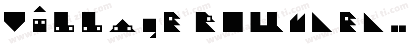 village rounded字体转换